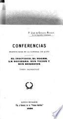 Conferencias pronunciadas en la Catedral de Quito
