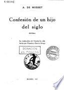 Confesión de un hijo del siglo