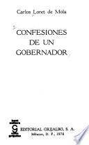 Confesiones de un gobernador