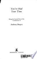 Confessions of Anthony Burgess