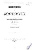 Congrès International de Zoologie