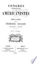 Congrès international des Américanistes