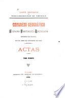 Congreso Geográfico Hispano-Portugués-Americano reunido en Madrid en el mes de octubre de 1892