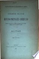 Congreso militar hispano-portugués-americano, reunido en esta corte en el Centro del ejército y de la armada, durante el mes de noviembre de 1892