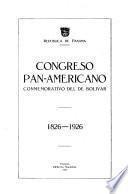 Congreso Pan-Americano Conmemorativo del de Bolívar, 1826-1926