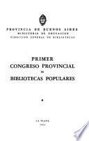 Congreso Provincial de Bibliotecas Populares