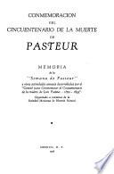 Conmemoración del cincuentenario de la muerte de Pasteur