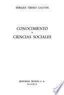 Conocimiento y ciencias sociales