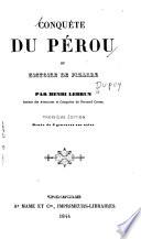 Conqu�ete du P�erou et histoie de Pizarre