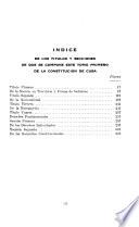 Constitución de Cuba (con los debates sobre su articulado transitorias en la Convención constituyente) por el doctor Andrés M. Lazcano y Mazón