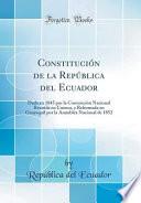 Constitución de la República del Ecuador