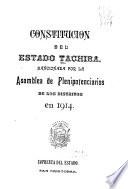 Constitucion del estado Tachira