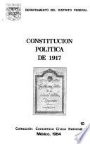 Constitución política de 1917