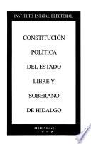 Constitución política del Estado libre y soberano de Hidalgo