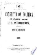 Constitución política del estado libre y soberano de Morelos