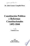 Constitución política y reformas constitucionales