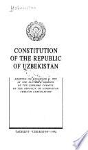 Constitution of the Republic of Uzbekistan