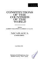 Constitutions of the Countries of the World: Nicaragua