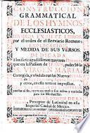 Construccion grammatical de los hymnos ecclesiasticos