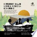 Construir salud mental desde la comunidad