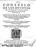 Consuelo de los deuotos de la Inmaculada Concepcion de la Virgen Santissima