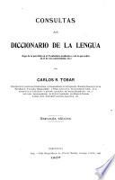 Consultas al diccionario de la lengua