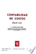 Contabilidad de costos: Segundo curso