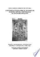 Contemplaciones sobre el Rosario de Nuestra Señora historiadas
