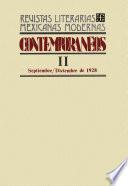 Contemporáneos II, septiembre–diciembre de 1928