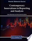 Contemporary Innovations in Reporting and Analysis