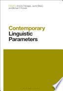 Contemporary Linguistic Parameters