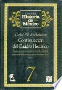 Continuación del Cuadro histórico