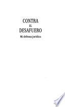 Contra el desafuero