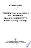 Contribución a la crítica del marxismo realmente existente