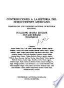 Contribuciones a la historia del noroccidente mexicano
