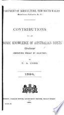 Contributions to an Economic Knowledge of Australian Rusts (Uredineae).