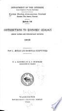 Contributions to Economic Geology (short Papers and Preliminary Reports), 1919