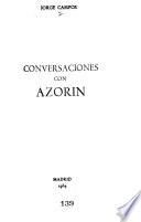 Conversaciones con Azorín