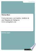 Conversaciones con Landru - Análisis de una Máquina de Turing en www.turinghub.com