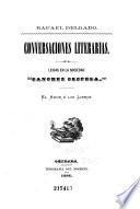 Conversaciones literarias ...