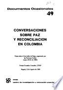 Conversaciones sobre paz y reconciliación en Colombia