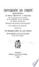 Conversión en Piritú (Colombia) de Indios Cumanagotos y Palenques