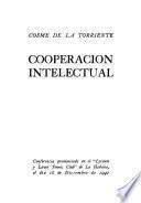 ... Cooperación intelectual