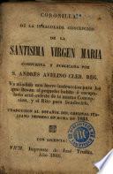 Coronilla de la Immaculada Concepción de la Santísima Virgen Maria
