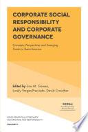 Corporate Social Responsibility and Corporate Governance