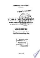 Corps diplomatique accrédité auprès des Communautés européennes et représentations auprès de la Commission