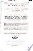 Corps universel diplomatique du droit des gens