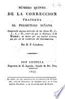 Correccion fraterna al presbitero D. Seb. Miñano, autor de un Diccionario geográfico-estadistico de España y Portugal