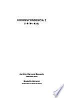 Correspondencia: Correspondencia 2 (1919-1922)