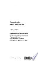 Corruption in Public Procurement
